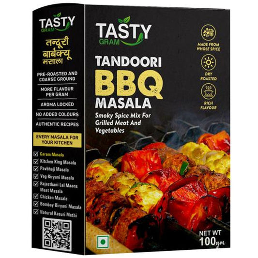 Tandoori Barbeque Masala - Smoky Spice Mix For Grilled Meat & Vegetables, Aroma Locked, Intense Flavour & Taste