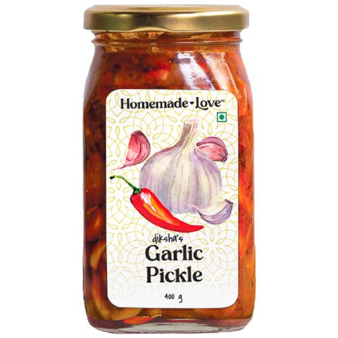 Garlic Pickle - Contains Vitamin C, Improves Digestion