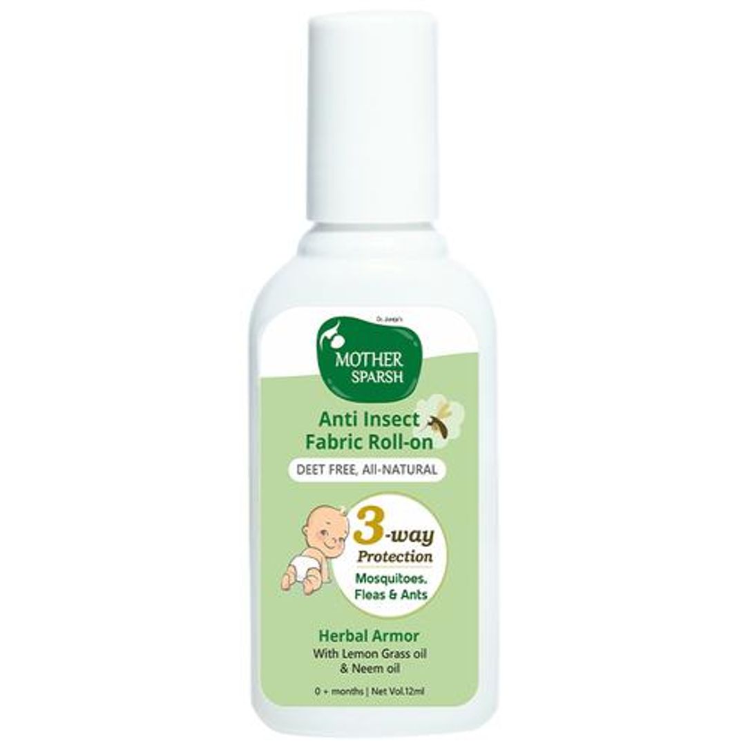 Anti Insect Fabric Roll-On Spray - Herbal Armour, Natural, Protects From Mosquitoes & Fleas