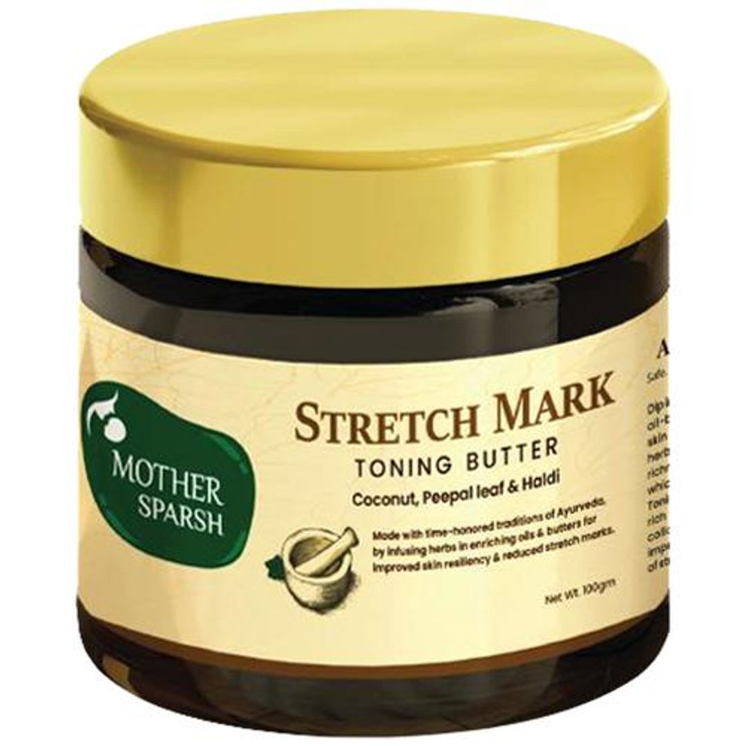 Stretch Mark Toning Butter - Coconut & Haldi, Ayurvedic, Enhances Skin Elasticity