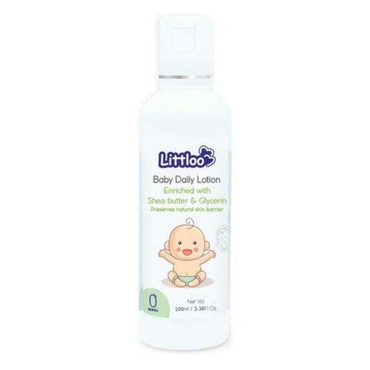 Baby Daily Lotion - Shea Butter & Glycerin, Moisturises, Nourishes Skin, 0+ Months