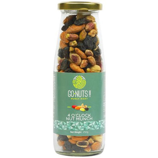 4 O'Clock Nut Munch - High Protein & Fibre Rich, Healthy Snack Mix, For Munching, Salads, Smoothies