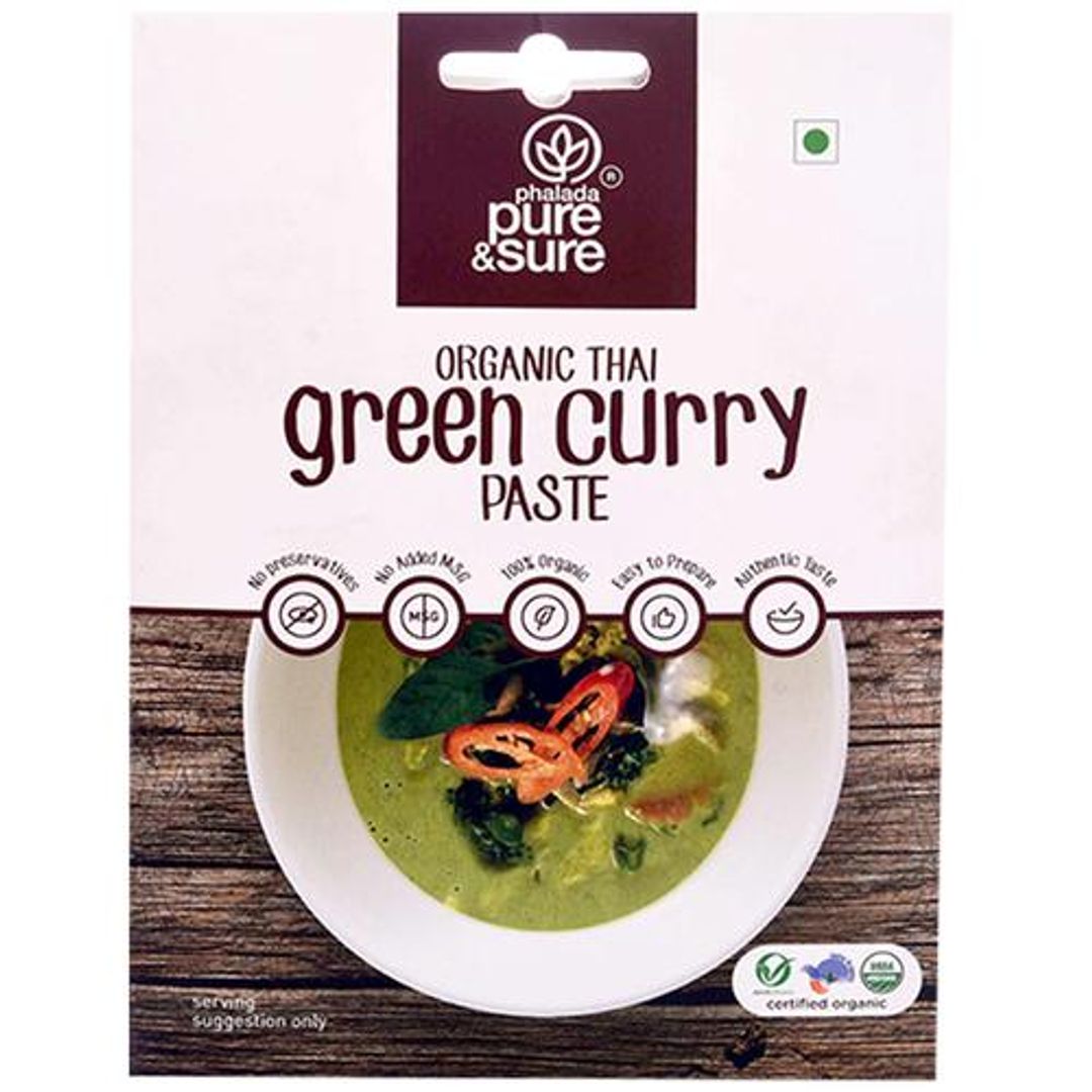 Organic Thai Green Curry Paste - Authentic, Fresh, No Preservatives