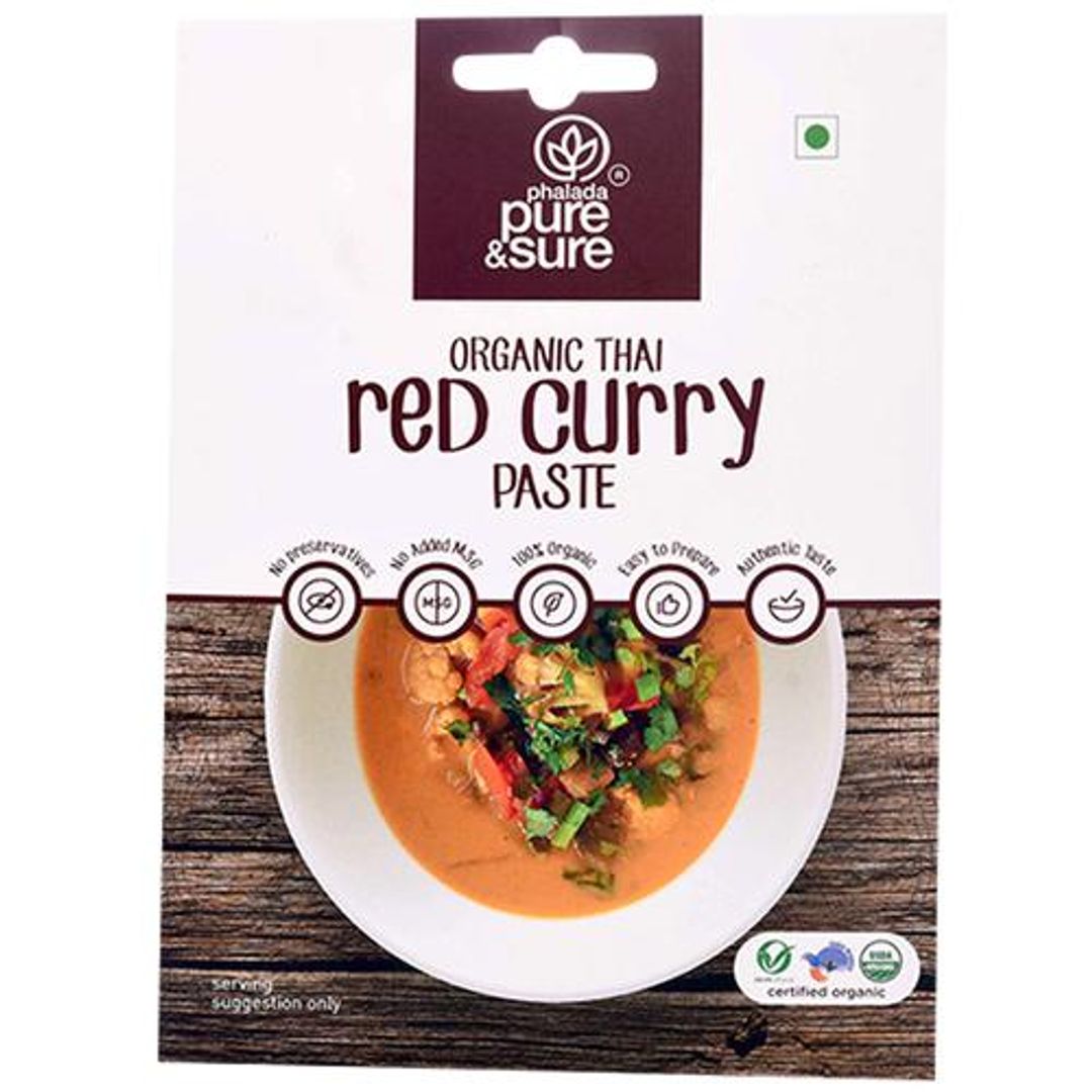 Organic Thai Red Curry Paste - Authentic, Fresh, No Preservatives