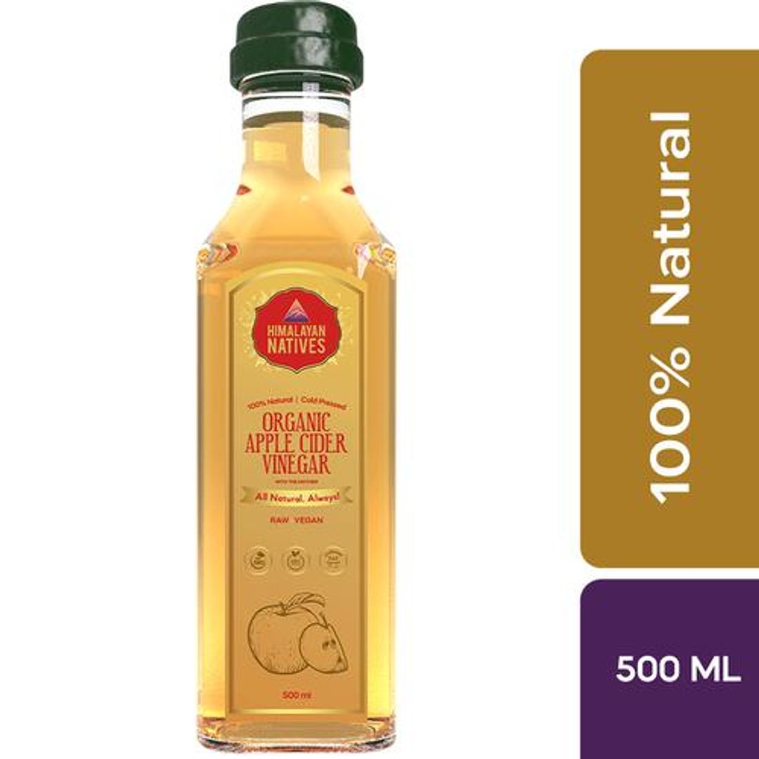 Organic Apple Cider Vinegar - Cold Pressed, Raw & Vegan