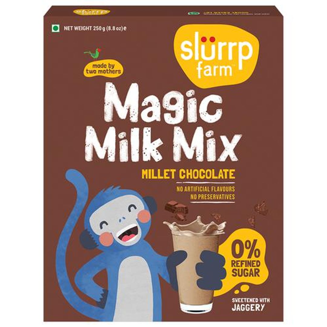 Chocolate Milk Mix - No Refined Sugar, Sweetened With Jaggery