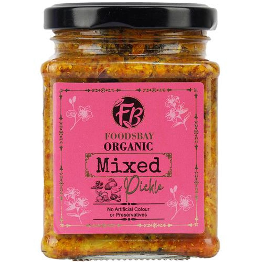 Organic Mixed Vegetable Pickle - No Artificial Colours Or Preservatives