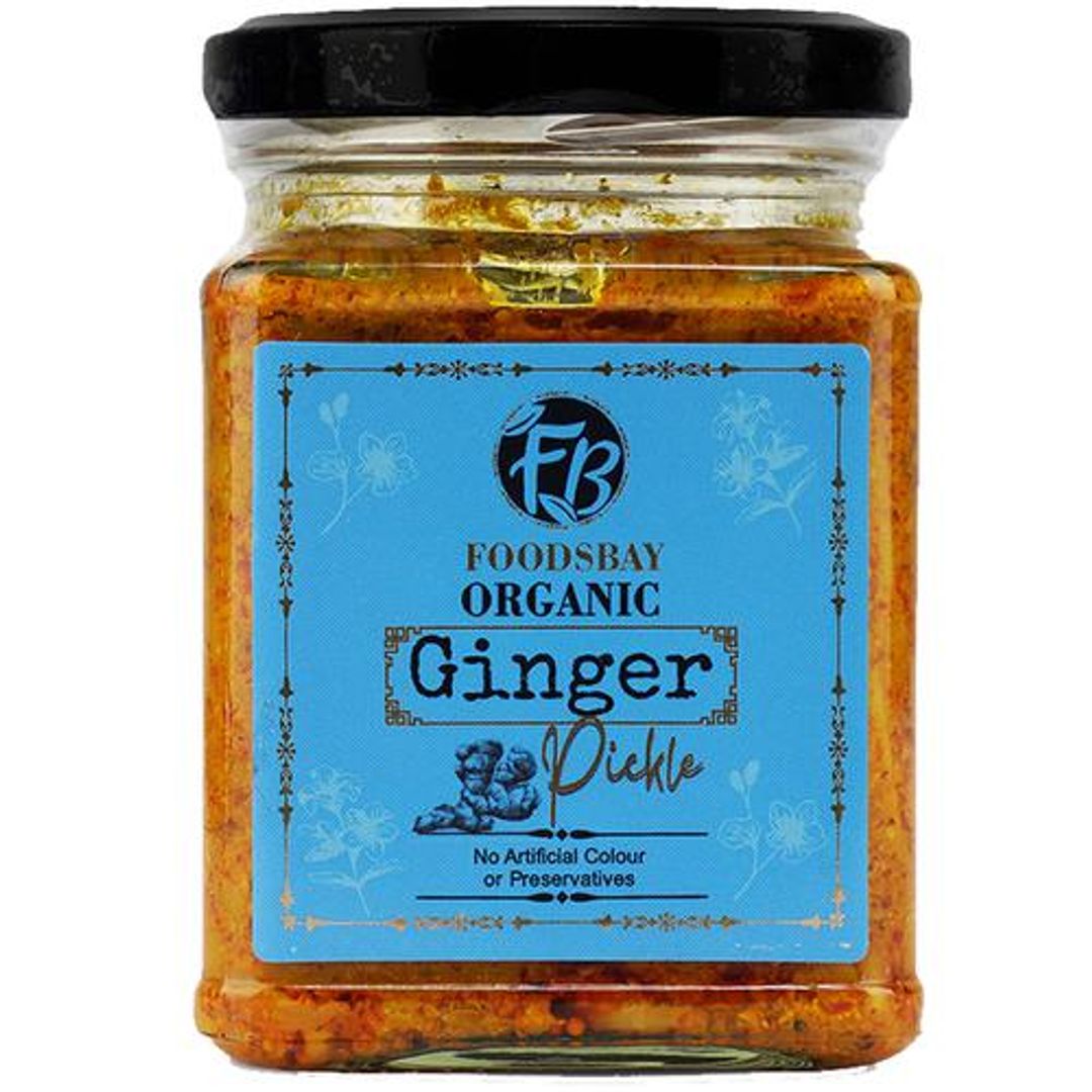 Organic Ginger Pickle - No Artificial Colours Or Preservatives