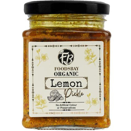 Organic Lemon Pickle - No Artificial Colours Or Preservatives