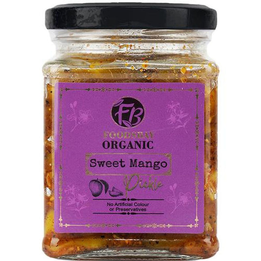 Organic Sweet Mango Pickle - No Artificial Colours Or Preservatives