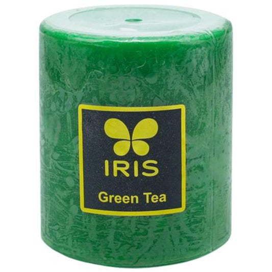 Green Tea Aromatic Pillar Candle