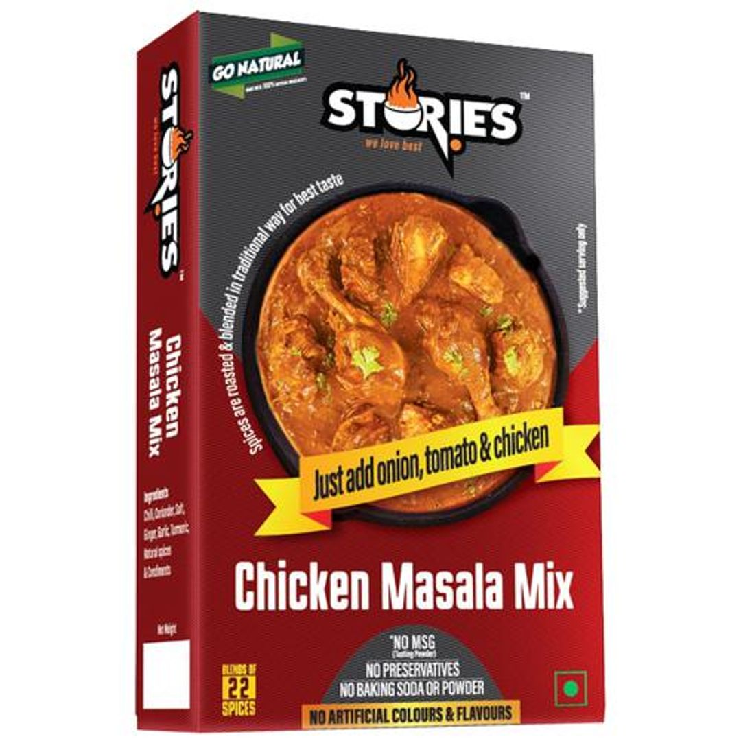 Chicken Masala Mix - Aromatic Spices Blend, For Dry/Gravy Dishes,  No Artificial Ingredients Or Flavours