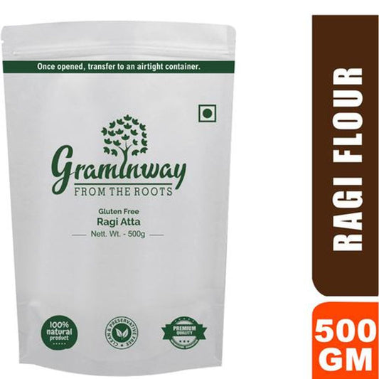 Ragi Atta /Finger Millet Flour - Gluten Free, Healthy , Fibre Rich, For Sweet & Savoury Recipes