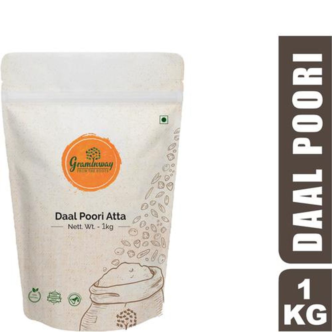 Daal Poori Atta - Blended Wheat Flour, For Making Bhedawi Poori, Chapati