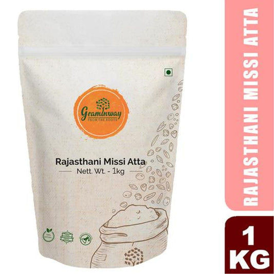 Rajasthani Missi Atta - Traditional Bread Mix Flour Blend, For Making Chapati, Puri