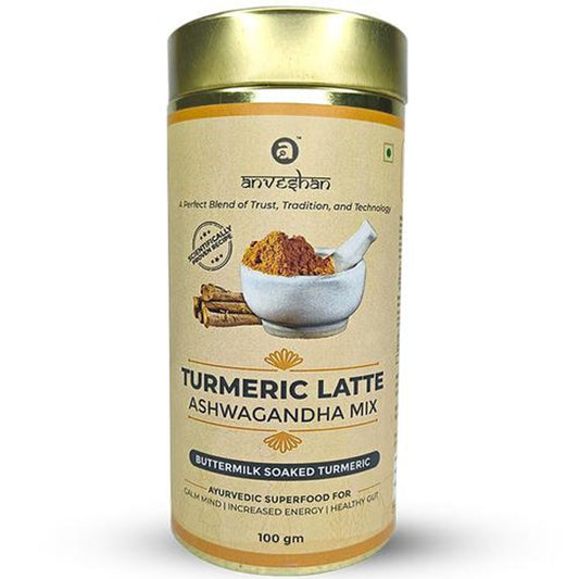 Turmeric Latte Powder Ashwagandha Mix - Haldi Doodh Mix