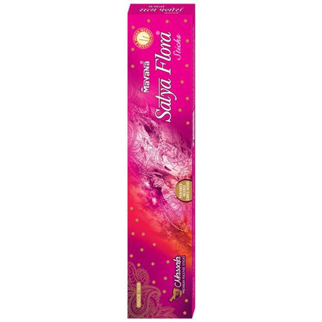 Sathya Flora Incense Sticks - Premium Quality Fragrance, For Prayers, Positive Ambience