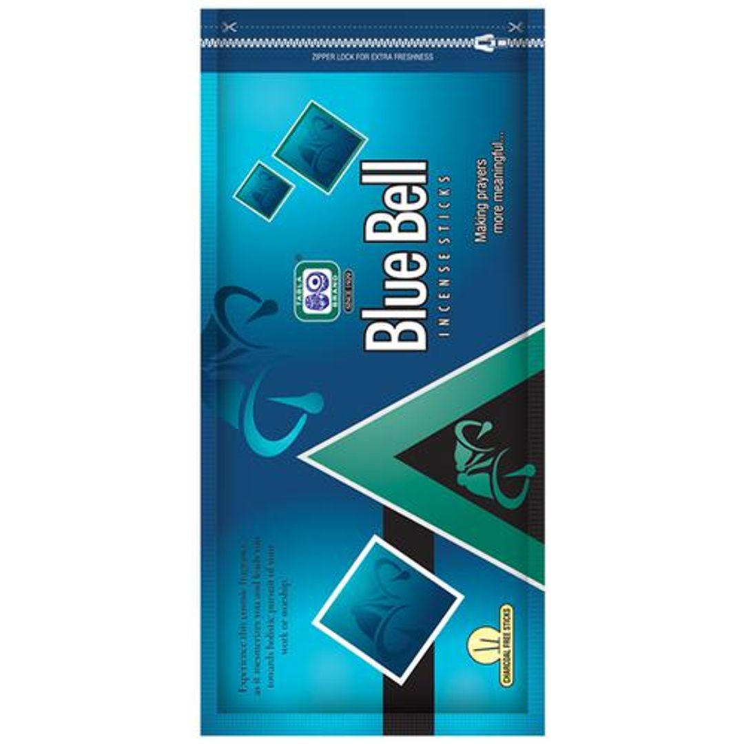 Blue Bell Incense Sticks - High-Quality, Premium Fragrance, For Prayers, Positive Ambience