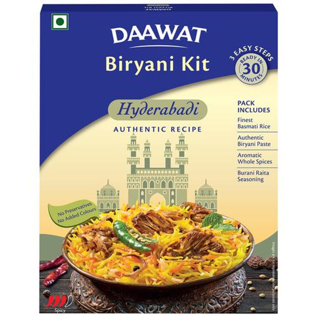 Biryani Kit - Hyderabadi, Spicy Flavour, No Added Preservatives & Colours