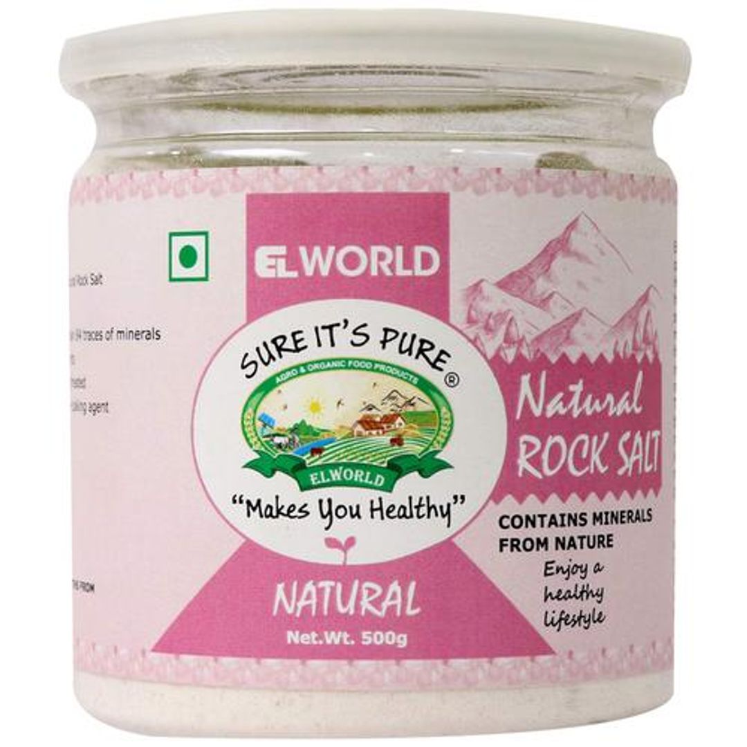 Natural Rock Salt - Rich In Potassium & Iron