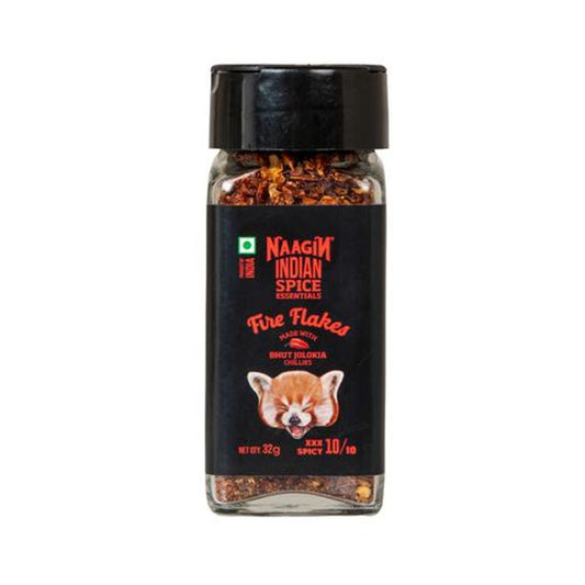 Indian Bhut Jolokia Chilli Flakes - 10/10 XXX Spicy, Essential Spices