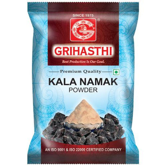 Kala Namak/Black Salt Powder - Premium, Natural & Pure, No Preservatives