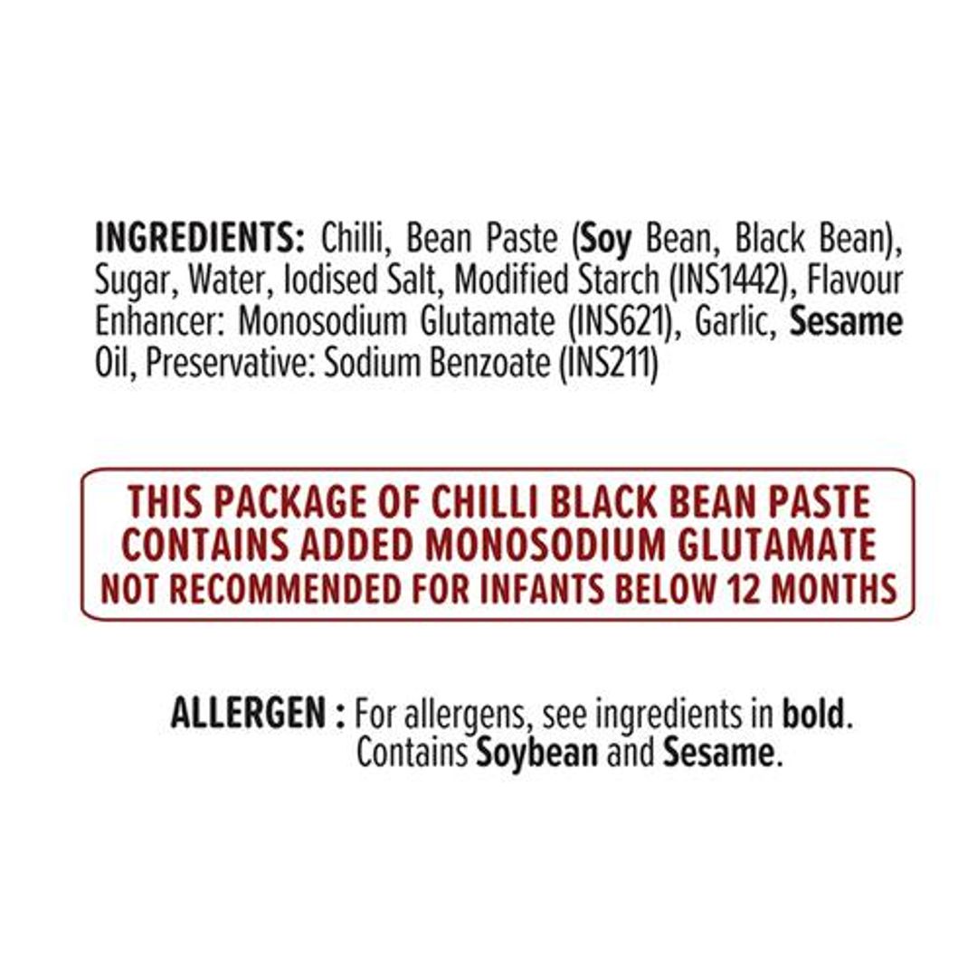 Chilli Black Beans Paste - Spicy, Savoury Sauce, With Ripe Red Chillies, Condiment For Asian Cooking