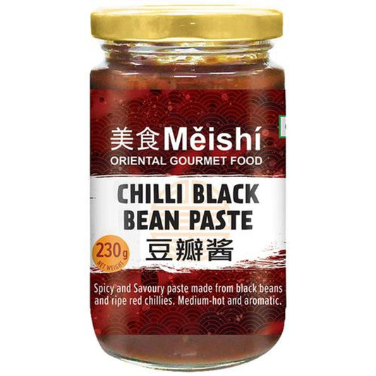 Chilli Black Beans Paste - Spicy, Savoury Sauce, With Ripe Red Chillies, Condiment For Asian Cooking