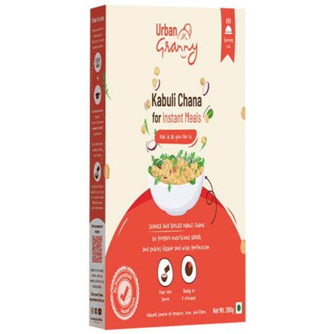 Urban Granny  Kabuli Chana for Instant Meals - Pre-Soaked & Boiled