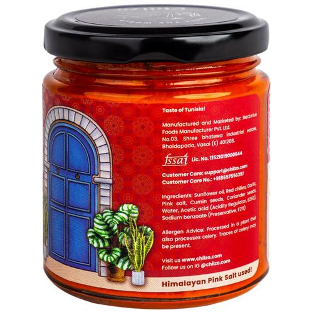 Red Harissa - Taste Of Tunisia, Vegan, Gluten Free, Authentic Taste, For Dips, Spread, Cooking