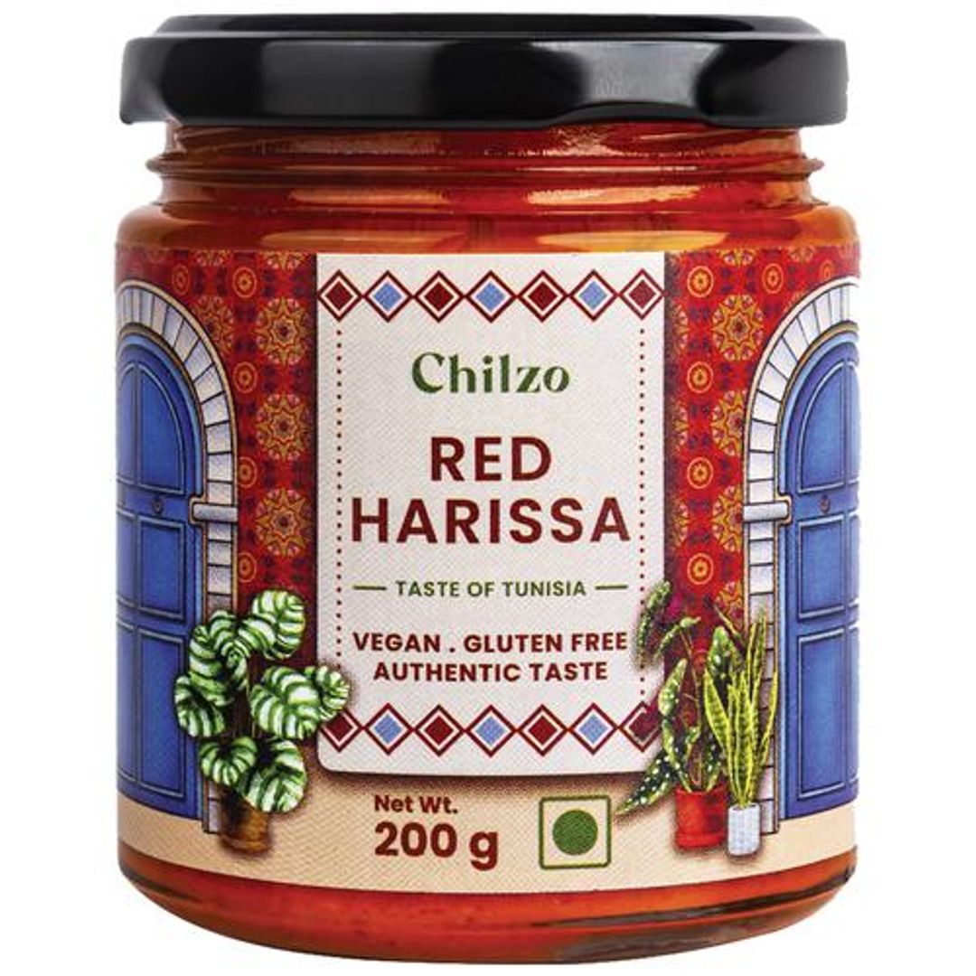 Red Harissa - Taste Of Tunisia, Vegan, Gluten Free, Authentic Taste, For Dips, Spread, Cooking