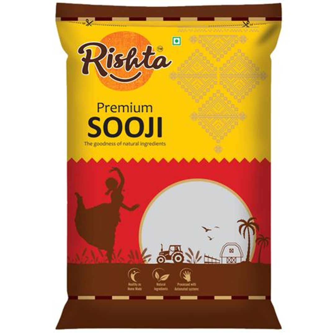 Premium Sooji - High In Protein & Antioxidants, Helps Control Blood Sugar Levels - TOKO CART