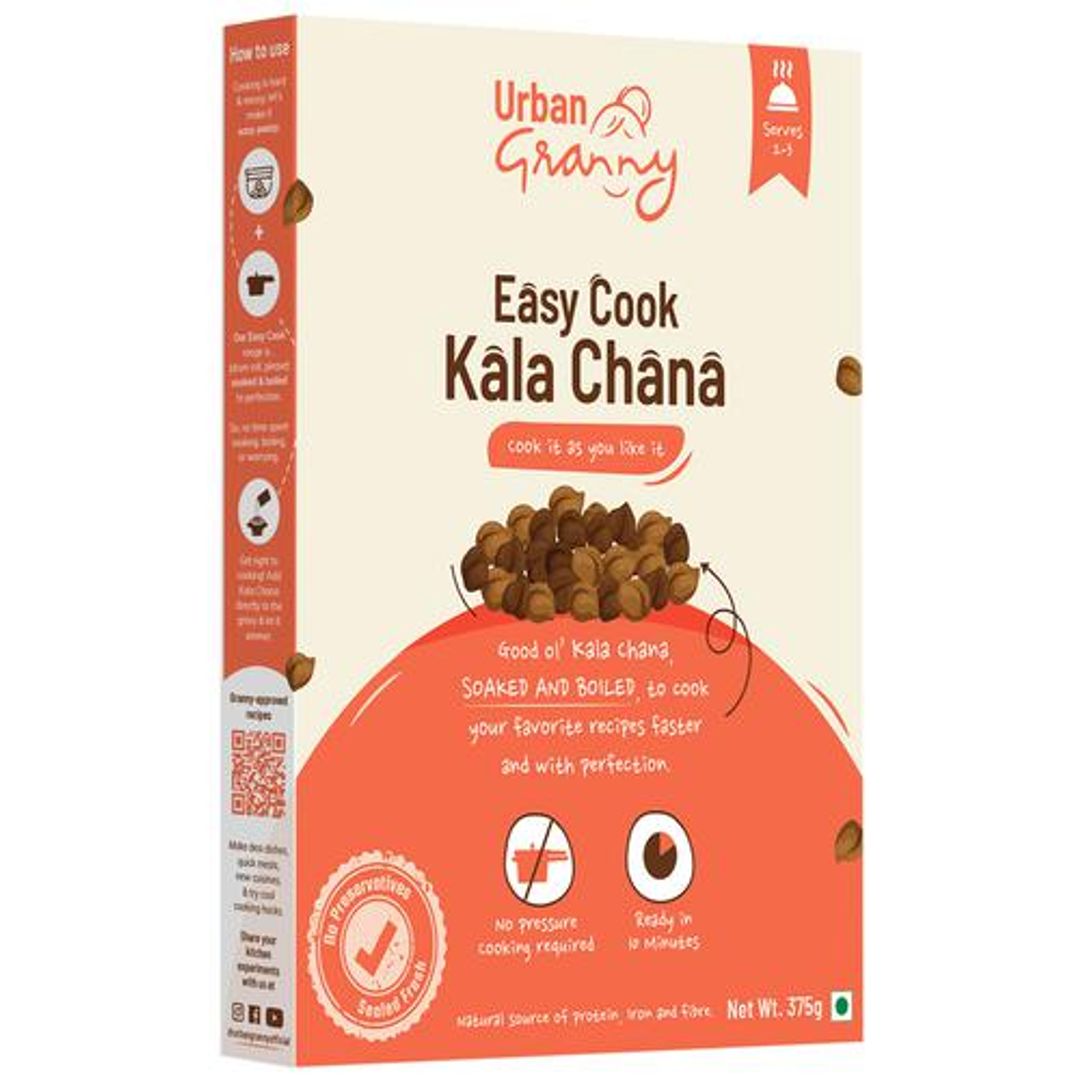 Easy Cook Kala Chana - Rich In Protein, Fibre, No Preservatives