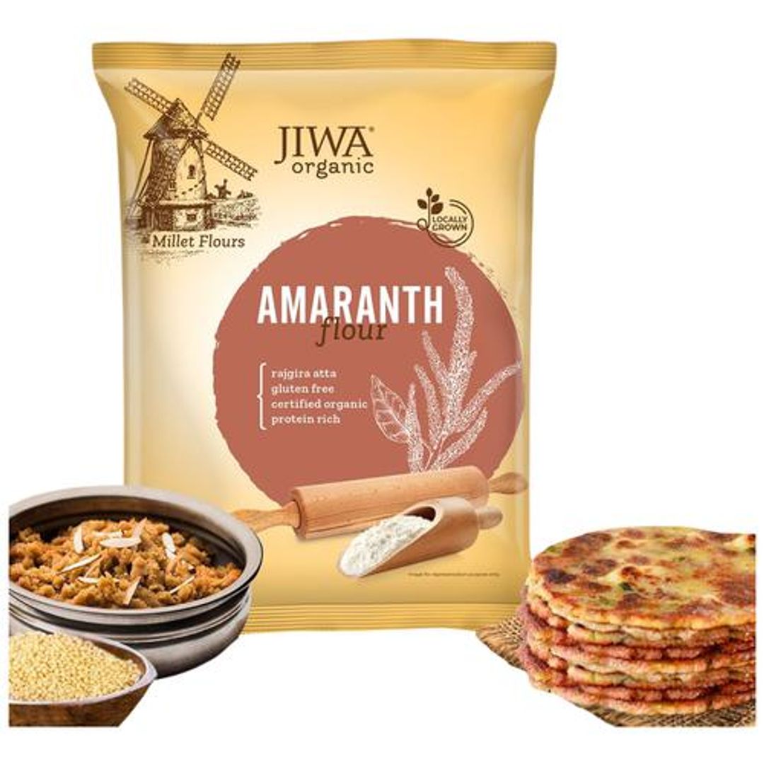 Organic Amaranth Flour/Rajgira Atta - 100% Natural & Gluten Free