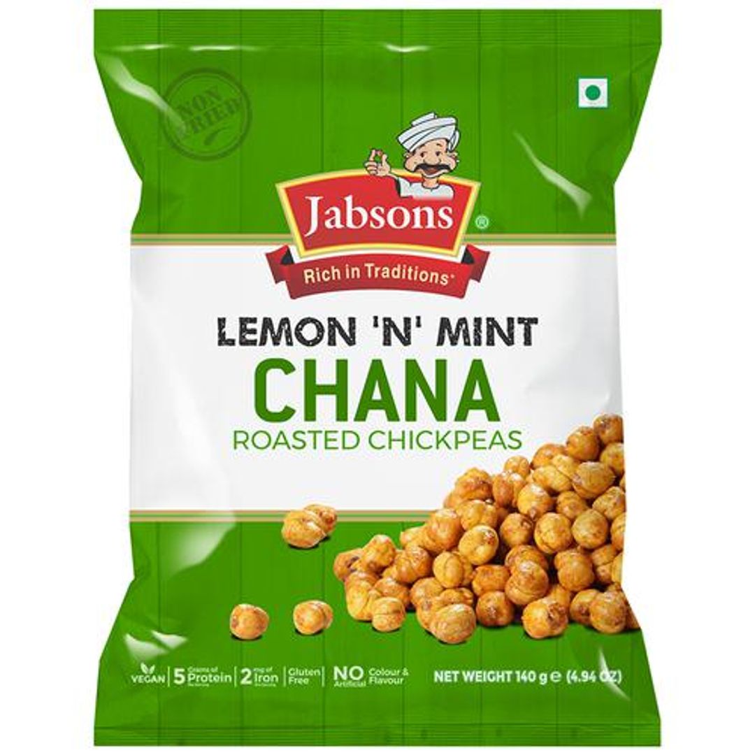 Lemon N' Mint Chana - Roasted, Rich In Protein & Iron, Gluten-free