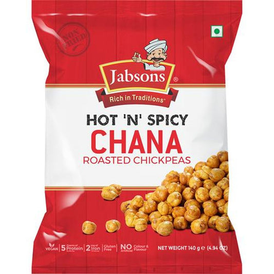 Hot 'N' Spicy Chana - Roasted Chickpeas, Rich In Protein & Iron, Gluten-free