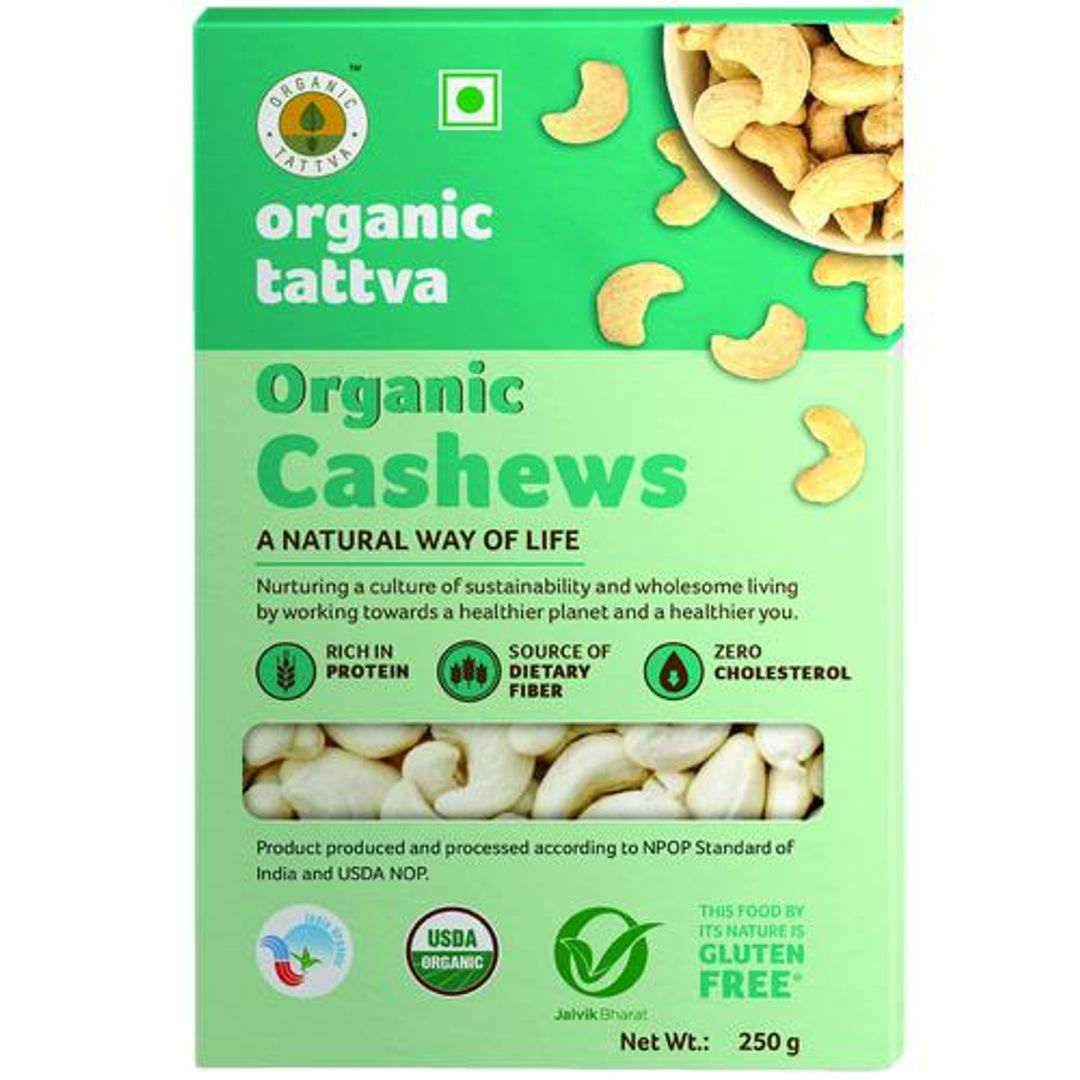 Cashew Whole - Mild Nutty Taste, Rich In Protein, Zero Cholesterol