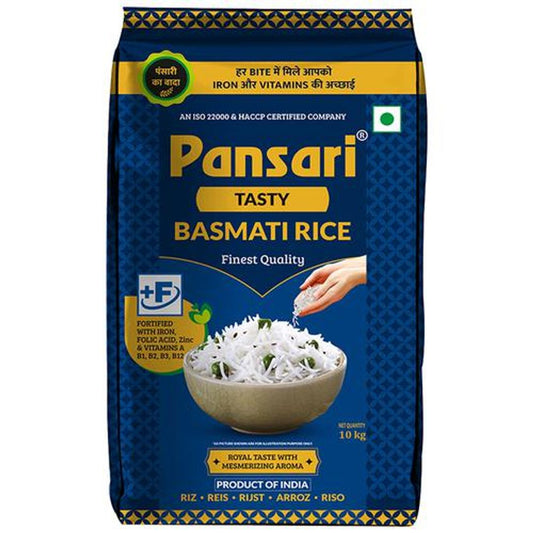 Tasty Basmati Rice - Fortified With Vitamin A, B1 & Iron, Royal Taste