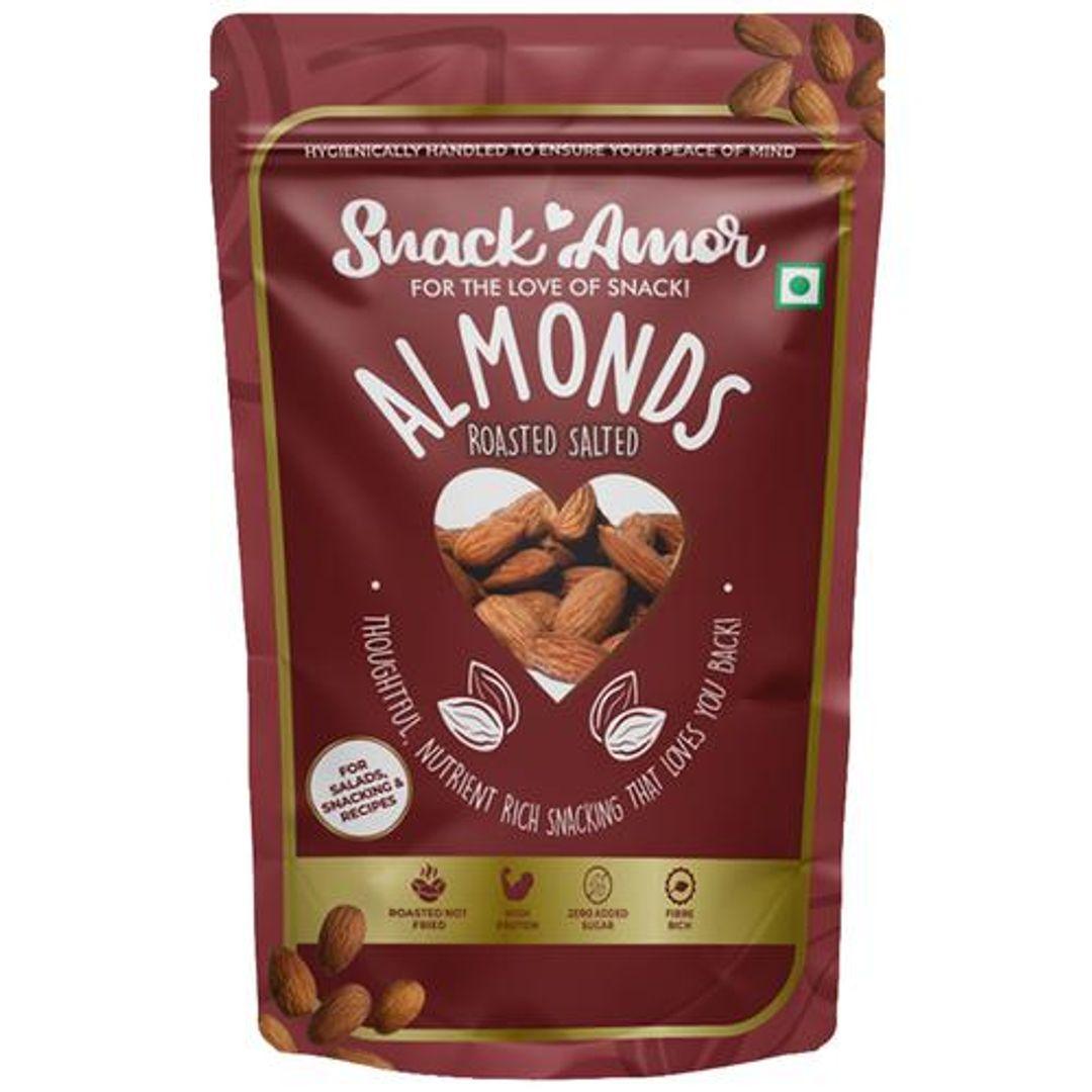 Almonds - Roasted & Salted, Fibre-Rich, High In Protein, No Added Sugar