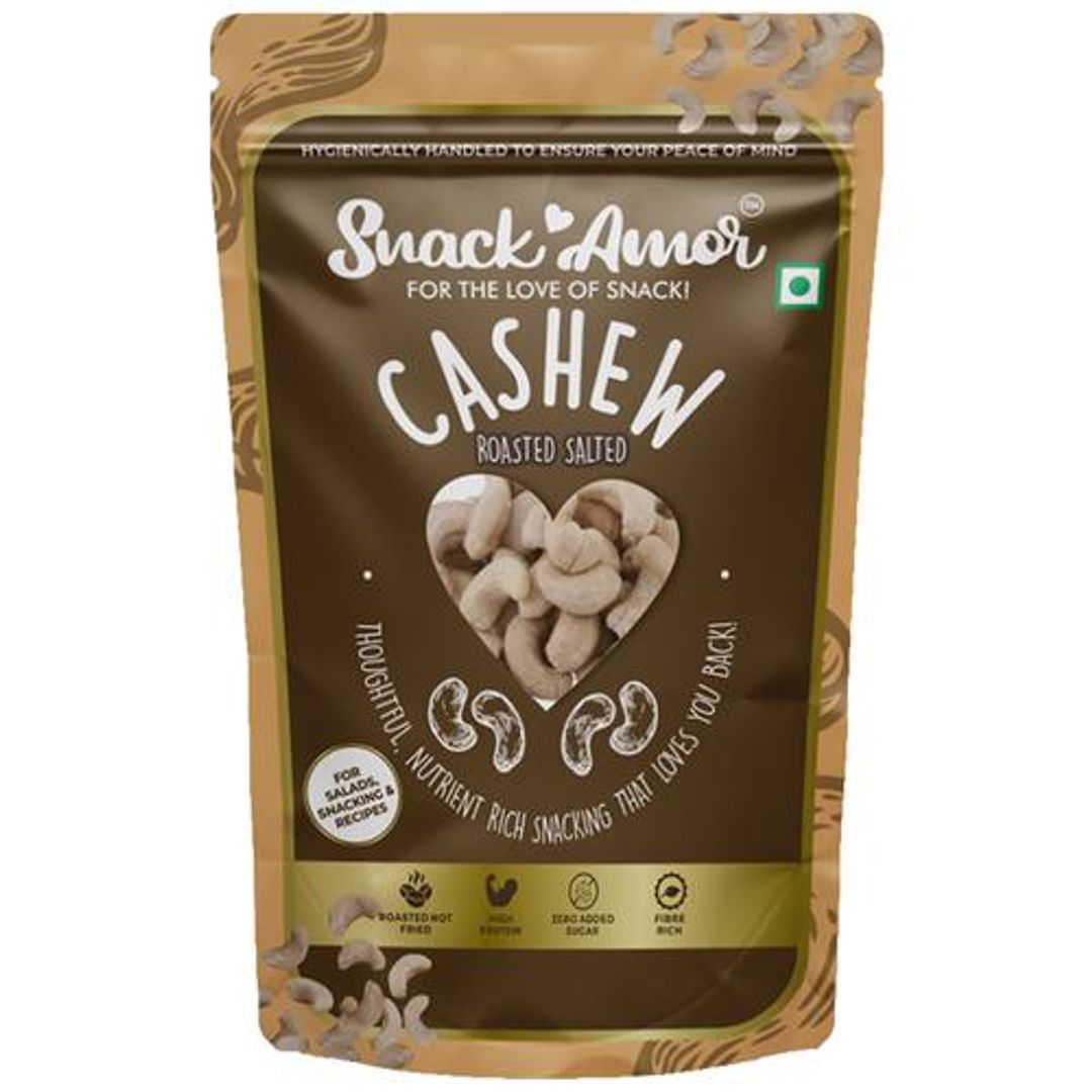 Cashews - Roasted & Salted, Fibre-Rich, High In Protein, No Added Sugar