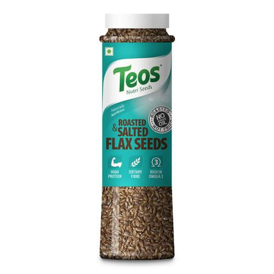 Roasted & Salted Flax Seeds - High Protein & Dietary Fibre, Rich In Omega-3