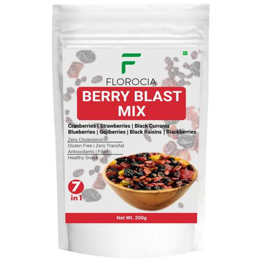 Certified Mix Berries - Healthy Snack, Cranberries, Strawberries, Black Currant, Blueberry, Goji Berries, Raisins.