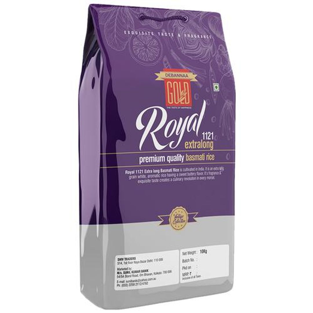 Gold Royal Basmati Rice - Extra Long, Premium Quality, High Fibre & Low GI