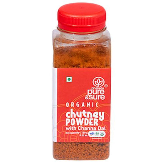 Organic Chutney Powder With Channa Dal - Spicy, Adds Flavour