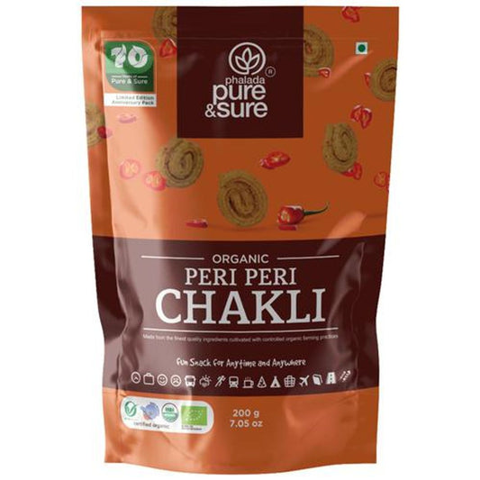 Organic Peri Peri Chakli - Crunchy, Healthy Snack