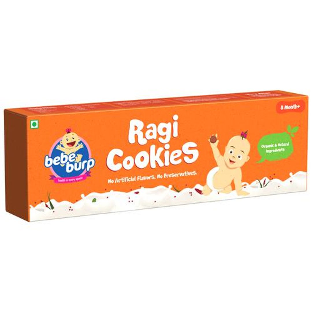 Ragi Cookies - Organic Baby Food, No Preservatives, 8 Months+