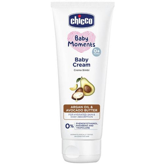 Baby Moments Baby Cream - Argan Oil & Avocado Butter, Hydrates Skin, 0+ Months