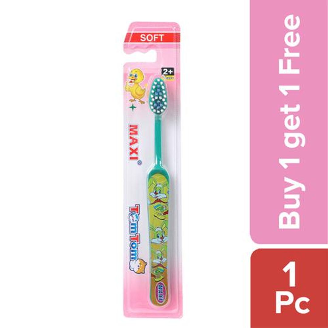 TomTom Junior Toothbrush - Soft Bristles, For Oral Hygiene, 2+ Years