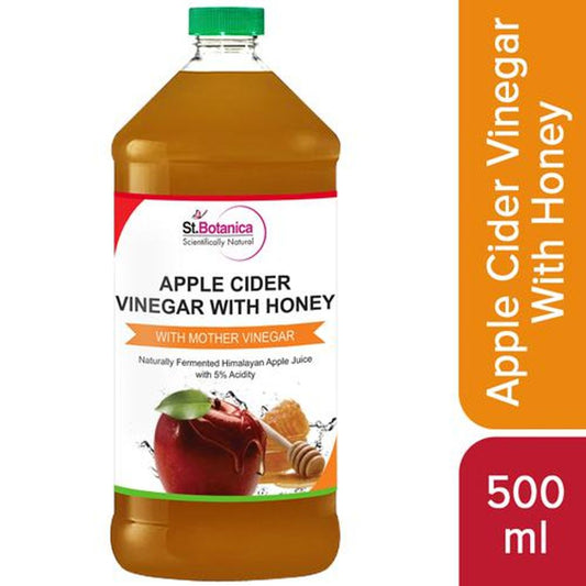 Apple Cider Vinegar - With Mother Vinegar & Honey, Naturally Fermented, 5% Acidity