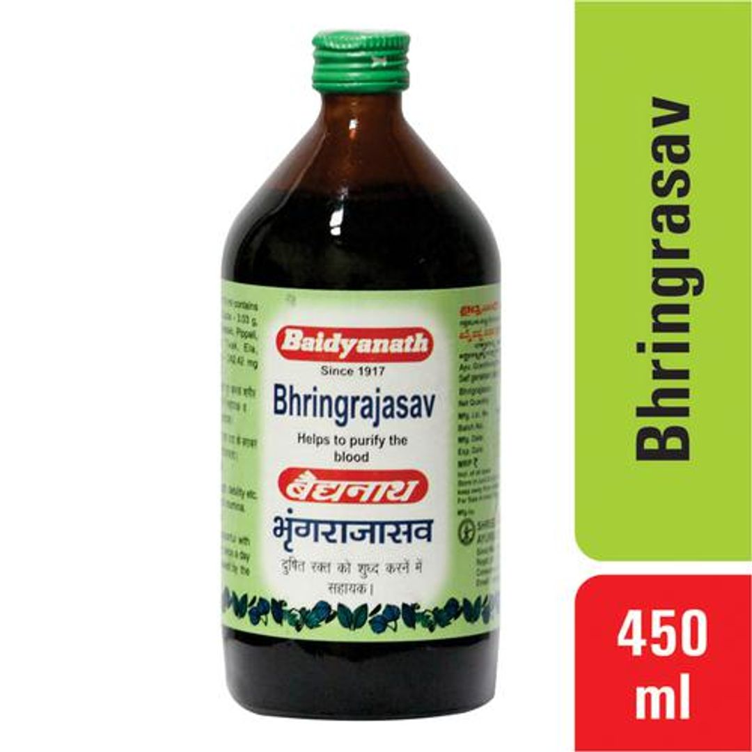 Bhringrajasav Tonic - Ayurvedic Blood Purifier, Maintains Vitality & Stamina